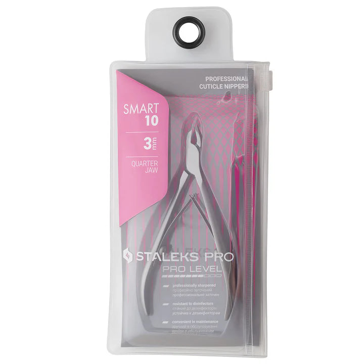 STALEKS PRO: SMART 10: PROFESSIONAL CUTICLE NIPPERS 3 MM