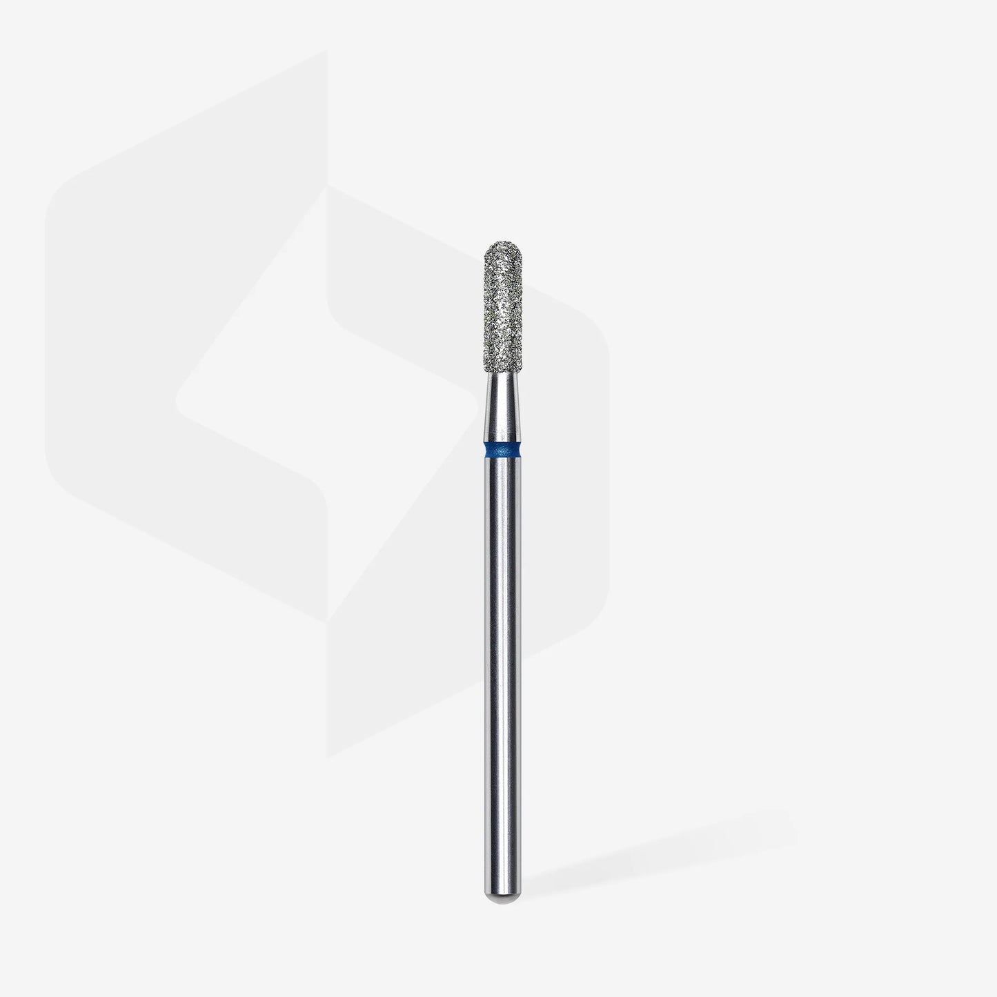 STALEKS DIAMOND NAIL DRILL BIT "CYLINDER" BLUE HEAD DIAMETER 1 PIECE 2.3 MM / WORKING PART 8 MM 1