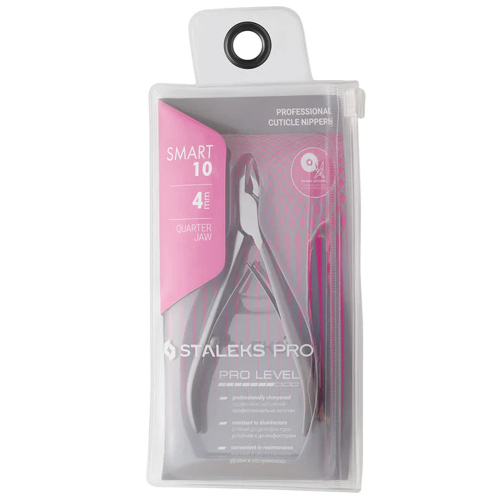 STALEKS PRO: SMART 10: PROFESSIONAL CUTICLE NIPPERS 4 MM