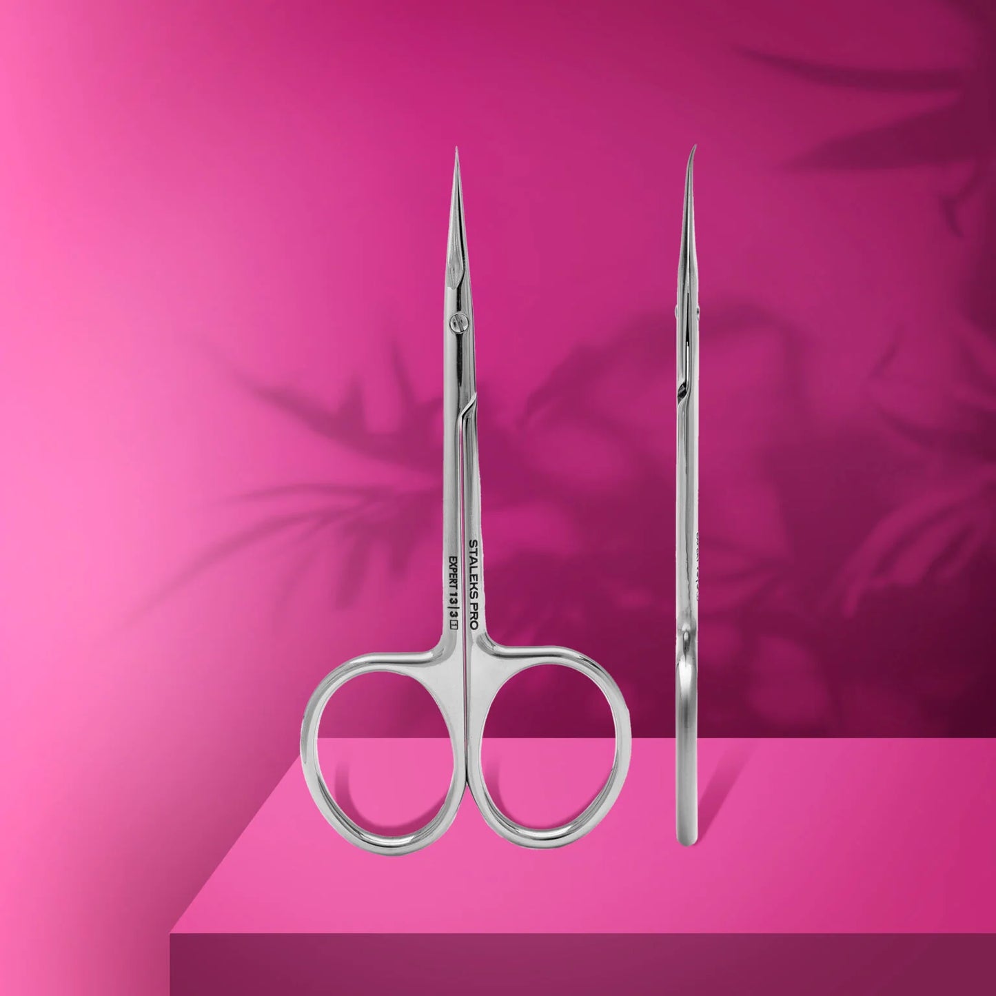 STALEKS PRO: EXPERT 13: TYPE 3 CUTICLE SCISSORS WITH HOOK (LEFT-HANDED USERS)