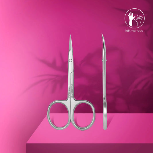 STALEKS PRO: EXPERT 11: TYPE 1 PROFESSIONAL CUTICLE SCISSORS (LEFT HANDED USERS) BLADE LENGTH 18 MM