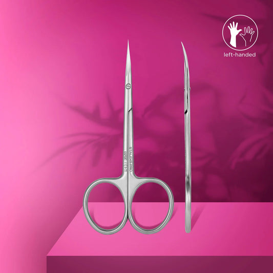 STALEKS PRO: EXPERT 11: TYPE 3 CUTICLE SCISSORS (LEFT HANDED USERS) BLADE LENGTH 23 MM