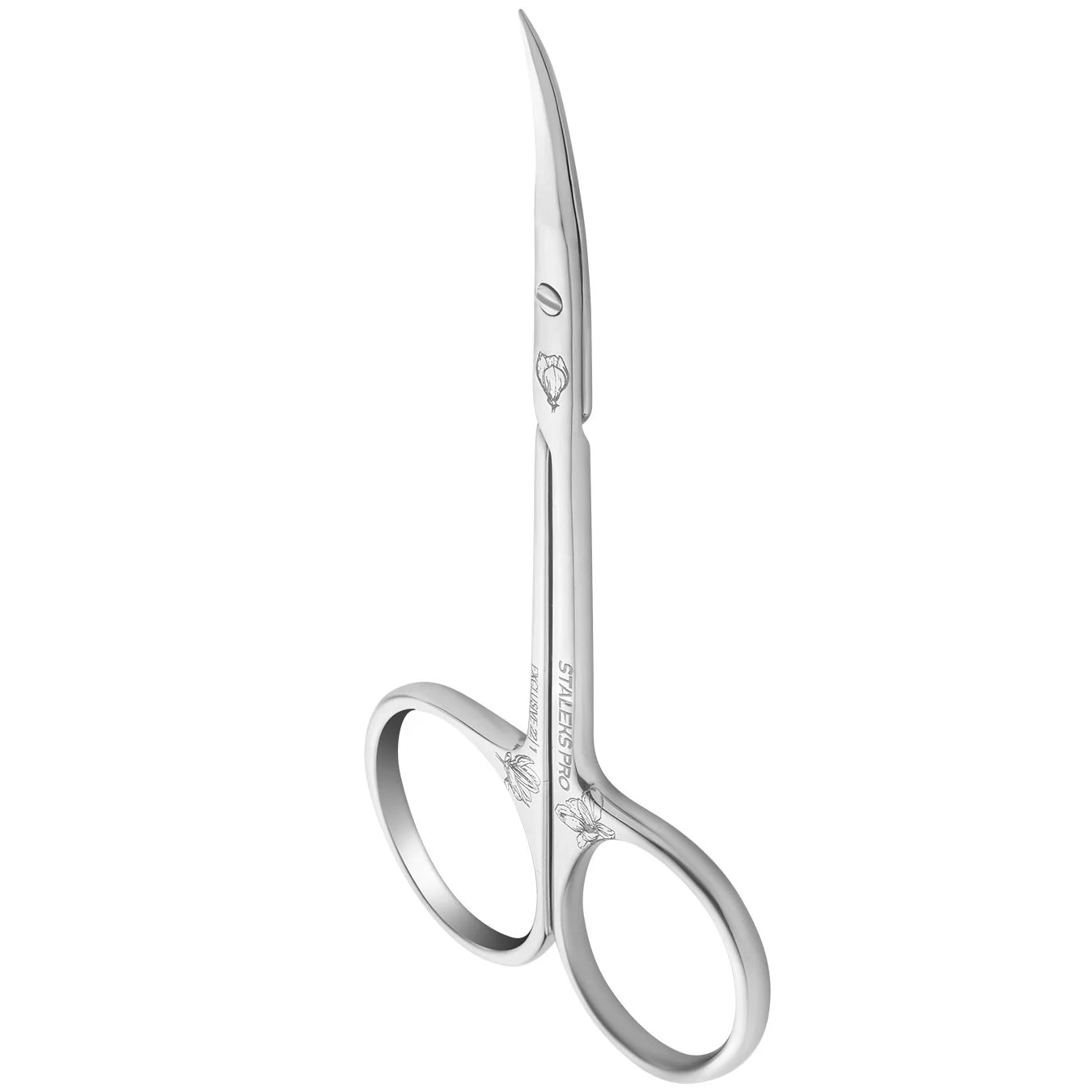 STALEKS PRO: EXCLUSIVE 22: TYPE 1 PROFESSIONAL CUTICLE SCISSORS ELONGATED HANDLES MAGNOLIA