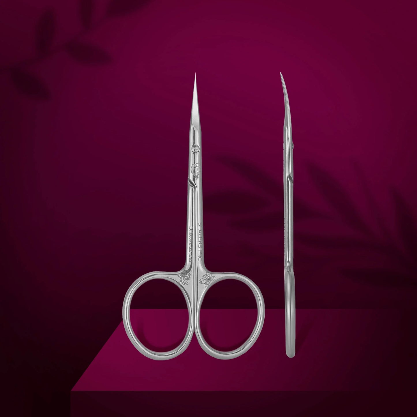 STALEKS PRO: EXCLUSIVE 22: TYPE 2 PROFESSIONAL CUTICLE SCISSORS MAGNOLIA