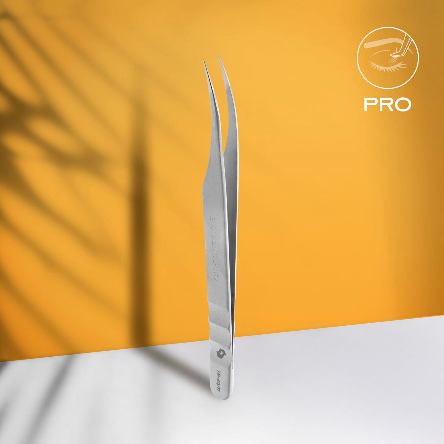 STALEKS PRO EXPERT 40 TYPE 11 EYELASH TWEEZERS CURVED