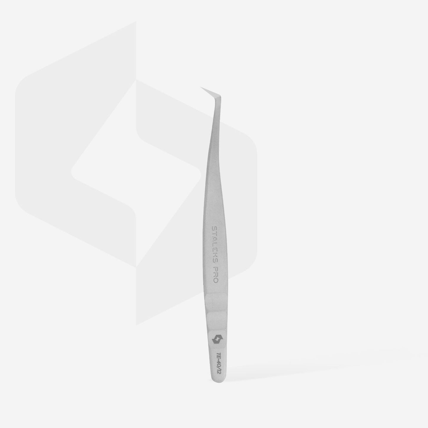 STALEKS PRO EXPERT 40 TYPE 12 PROFESSIONAL EYELASH TWEEZERS (CURVED, 65°)