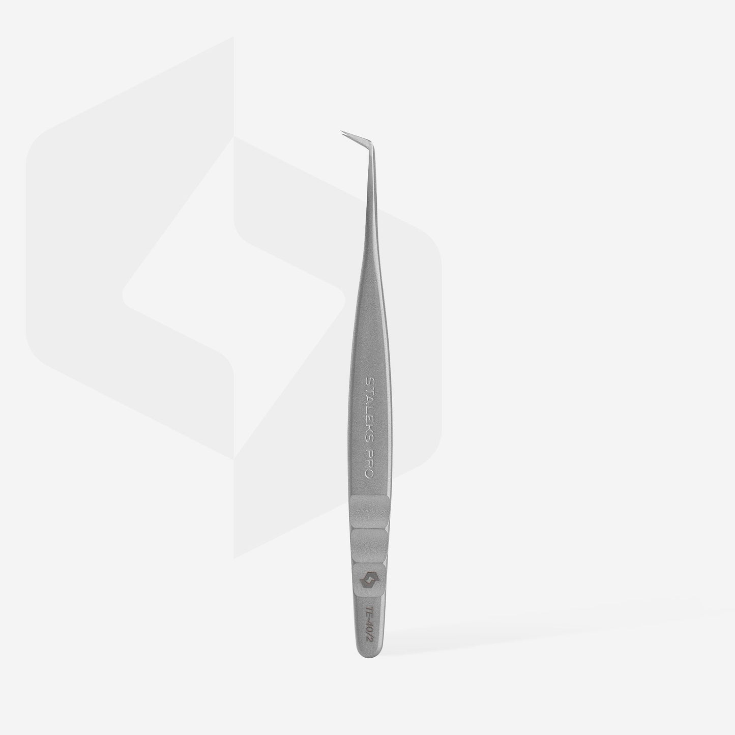 STALEKS PRO EXPERT 40 TYPE 2 EYELASH TWEEZERS L-FORM 50°